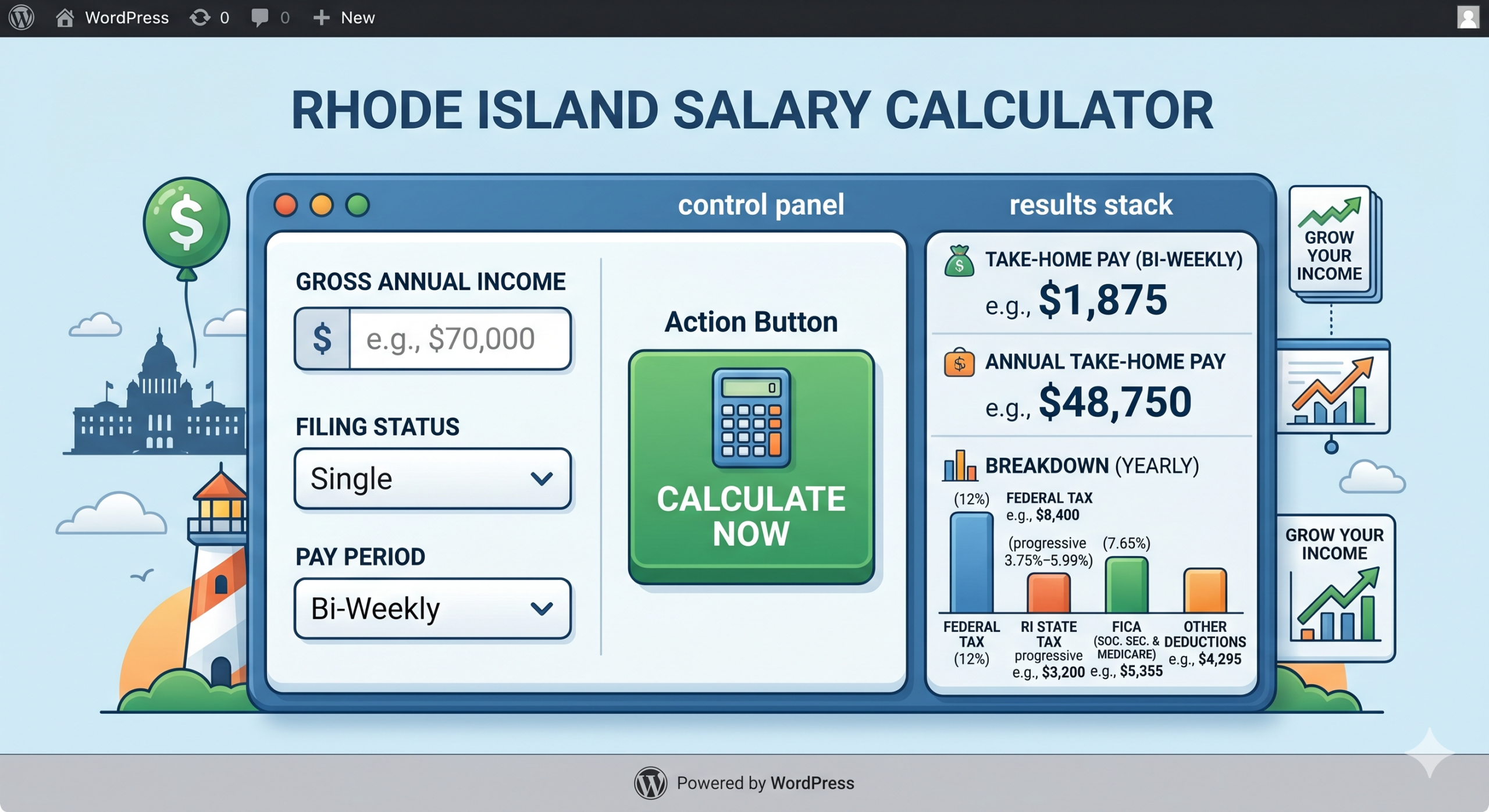 Rhode island salary calculator